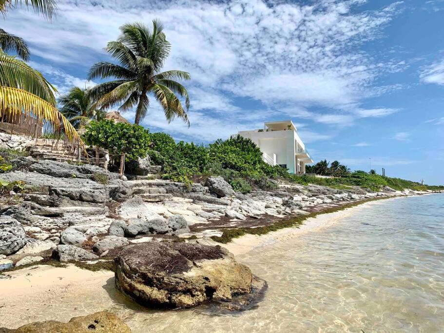 كانكون El Meco Beachfront & Private Pool Villa By Casa Paraiso المظهر الخارجي الصورة