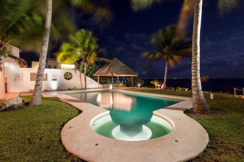 كانكون El Meco Beachfront & Private Pool Villa By Casa Paraiso المظهر الخارجي الصورة